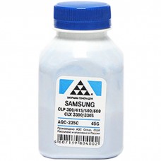 Тонер SAMSUNG CLP 300/315/320/325/360/415/500/510/600/610/660/CLX3300/3305 Cyan, (фл.45г.) AQC фас.