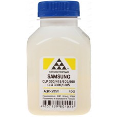 Тонер SAMSUNG CLP 300/315/320/325/360/415/500/510/600/610/660/CLX3300/3305 Yellow, (фл.45г.) AQC фас