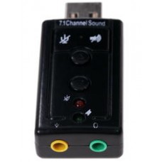 Звуковая карта USB TRUA71 (C-Media CM108) 2.0 channel out 44-48KHz volume control (7.1 virtual chann