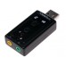 Звуковая карта USB TRUA71 (C-Media CM108) 2.0 channel out 44-48KHz volume control (7.1 virtual chann