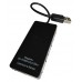 Разветвитель USB 2.0 Buro BU-HUB4-U2.0-Slim 4порт. черный