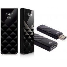 Флеш Диск  Silicon Power 4GB Ultima U03, USB 2.0, Черный