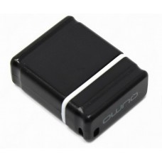 Флеш Диск 64GB QUMO NANO [QM64GUD-NANO-B] Black USB 2.0