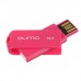 Носитель информации USB 2.0 QUMO 16GB Twist Cerise QM16GUD-TW-Cerise