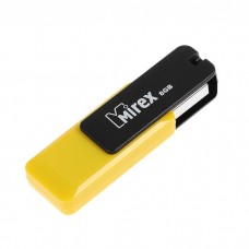 Флеш Диск 8GB Mirex City, USB 2.0, Желтый