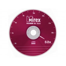 Диск CD-R Mirex 700 Mb, 52х, Maximum, Cake Box (50), (50/300)