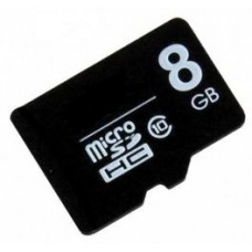 Флеш Карта MicroSD 8Gb QUMO QM8GMICSD10 {MicroSD Class 10, SD adapter}