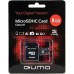 Флеш Карта MicroSD 8Gb QUMO QM8GMICSD10 {MicroSD Class 10, SD adapter}