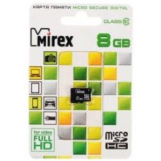 Флеш карта microSD 8GB Mirex microSDHC Class 10